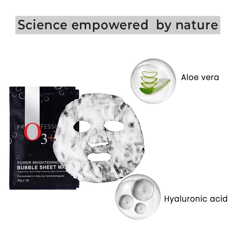 O3+ Power Brightening Bubble Sheet Mask