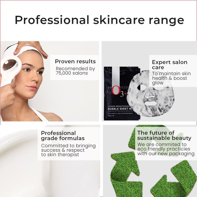 O3+ Power Brightening Bubble Sheet Mask