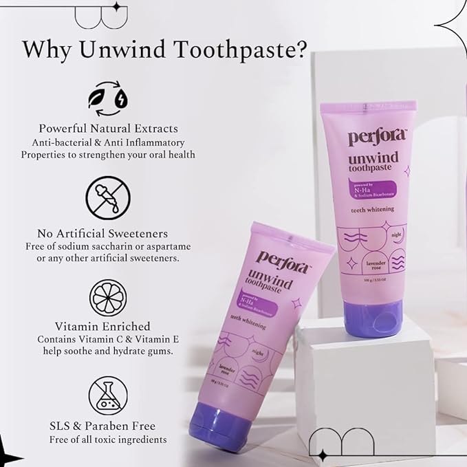Perfora Unwind Toothpaste- Lavender rose