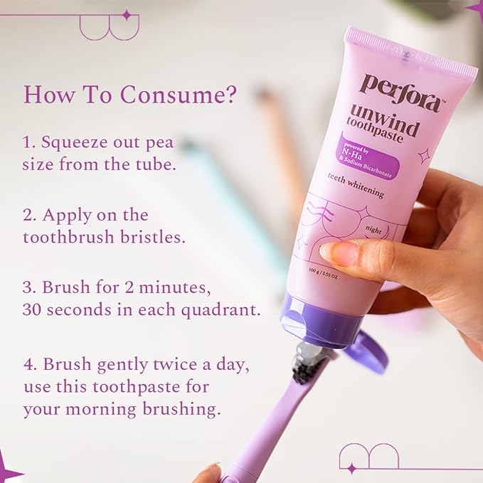 Perfora Unwind Toothpaste- Lavender rose