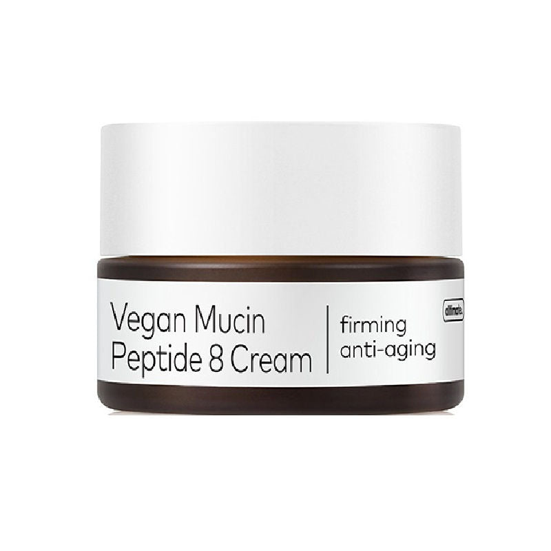 The Face Shop Alltimate Vegan Mucin 8 Peptide Cream - Anti Aging Korean Moisturizer with No Snails