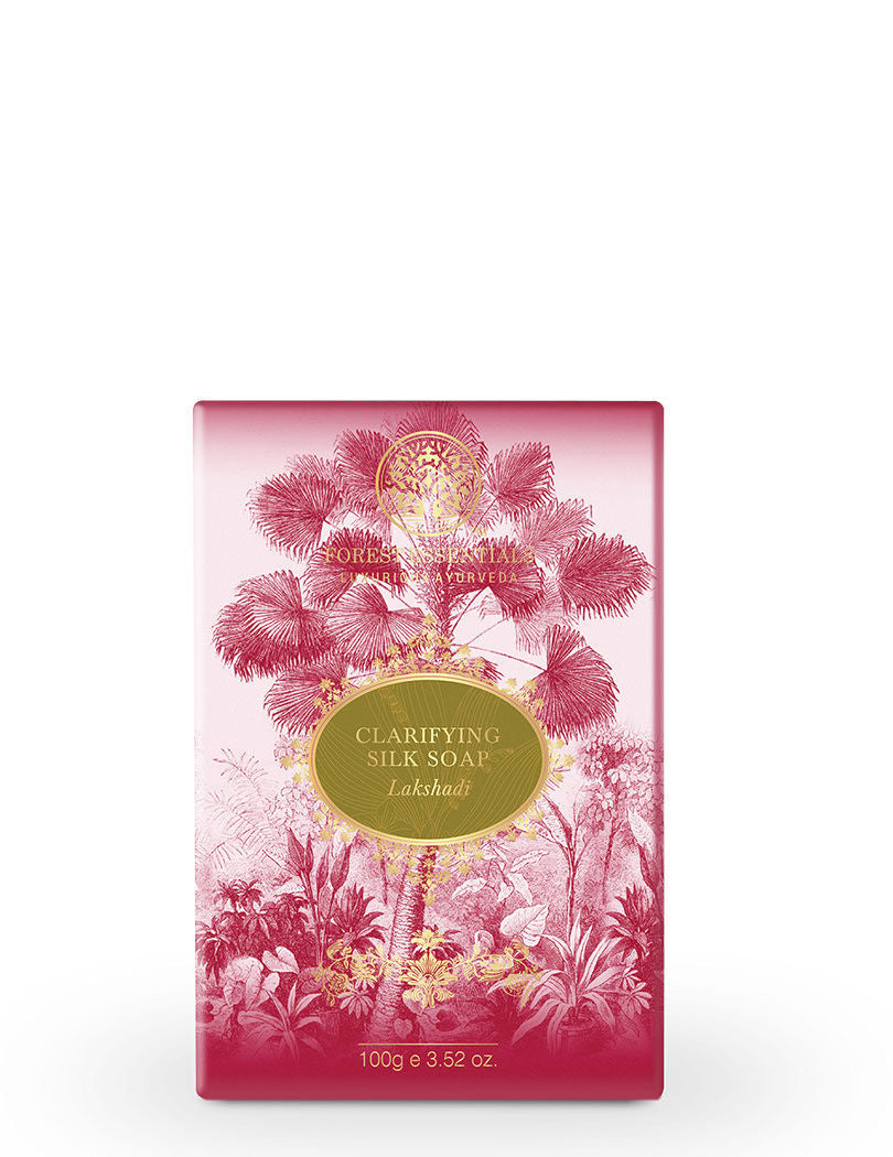Forest Essentials Clarifying Silk Soap Lakshadi Ayurvedic Luxury Handmade Soap for Bath