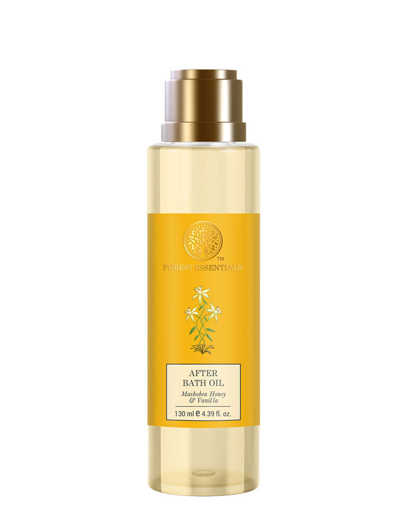 Forest Essentials After Bath Oil Mashobra Honey & Vanilla Natural Moisturizing Shower Oil