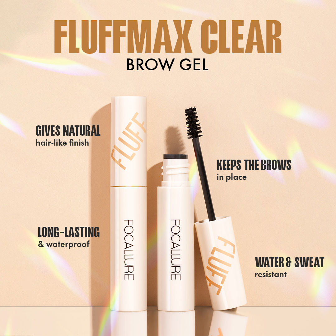 Focallure Fluffmax Clear Brow Gel - Dark Brown