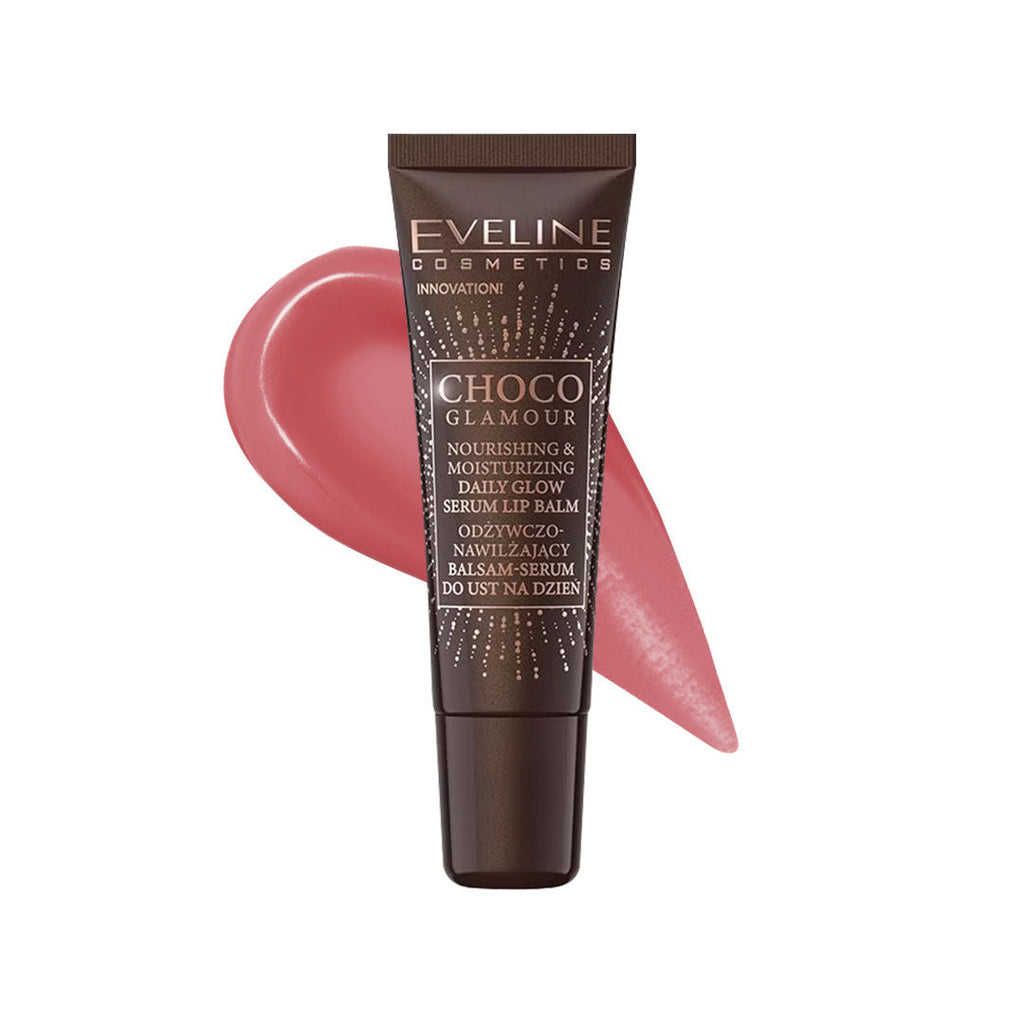 Eveline Cosmetics Choco Glamour Nourishing Moisrurizing Serum Lip Balm