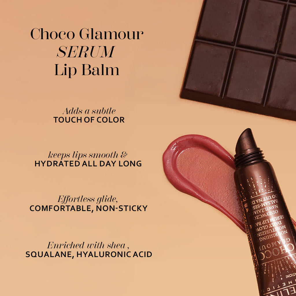 Eveline Cosmetics Choco Glamour Nourishing Moisrurizing Serum Lip Balm