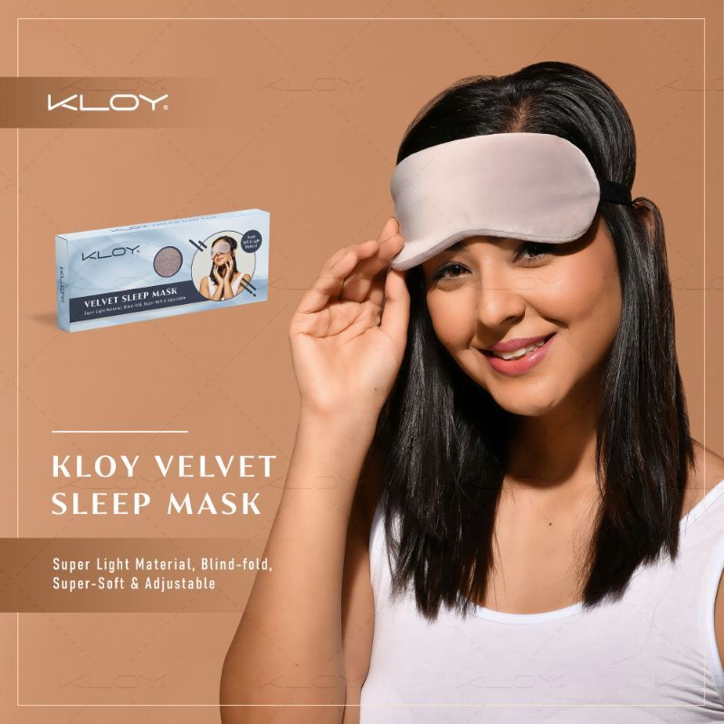 KLOY Breathable Sleep Eye Mask - Grey