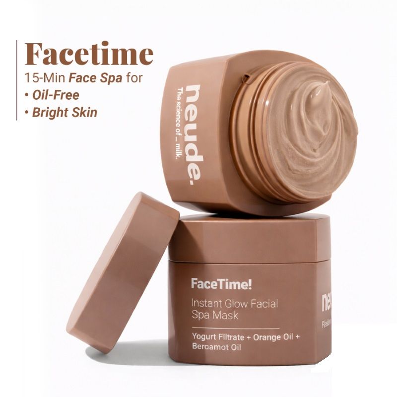 Neude Skin Instant Brightening Facial Face Mask - FaceTime