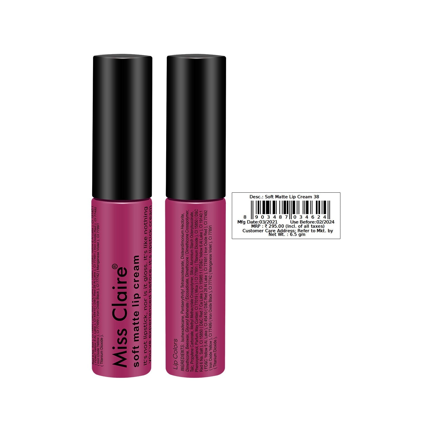 Miss Claire Soft Matte Lip Cream