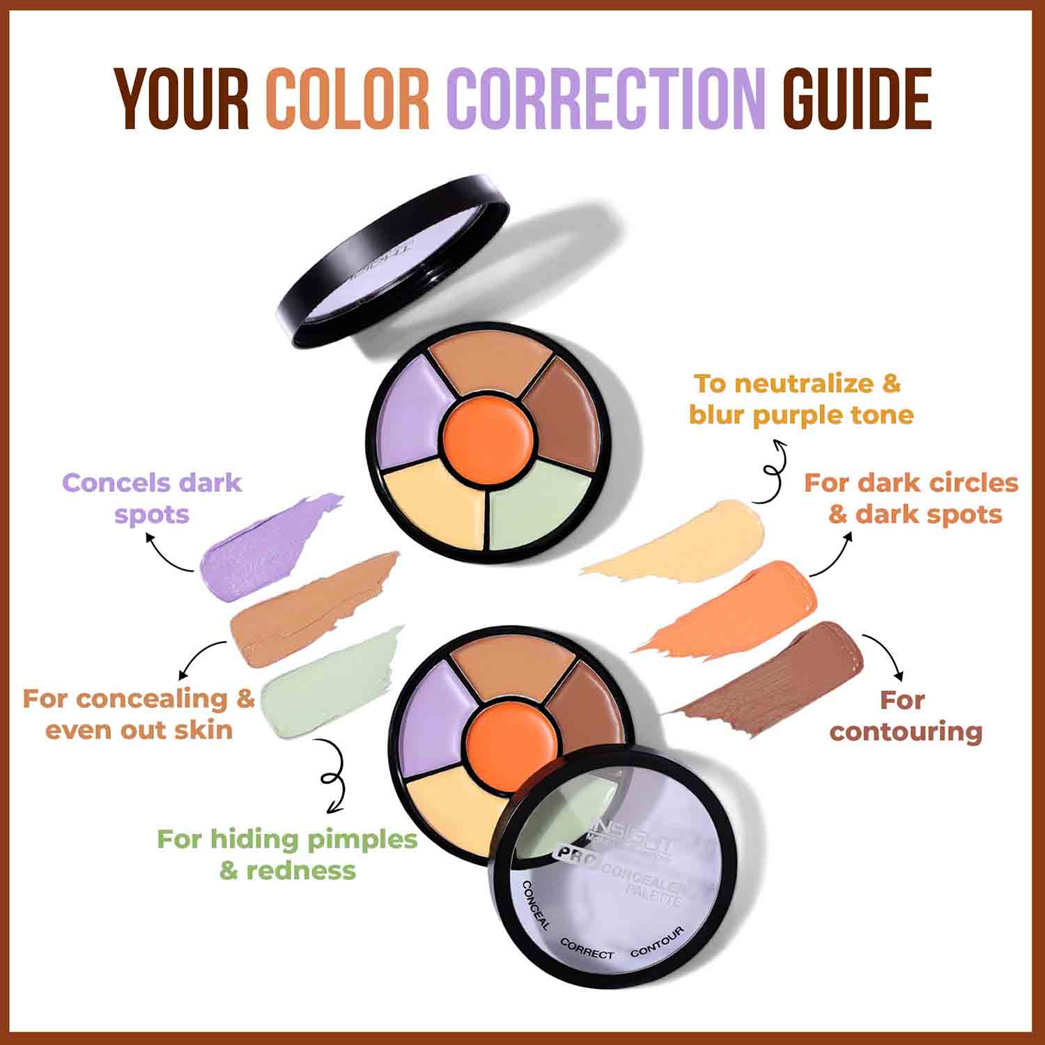 Insight Cosmetics Pro Concealer Palette - Corrector