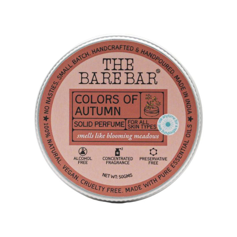 The Bare Bar Colors of Autumn Solid Perfume - Spicy floral perfume with warm, travel scent