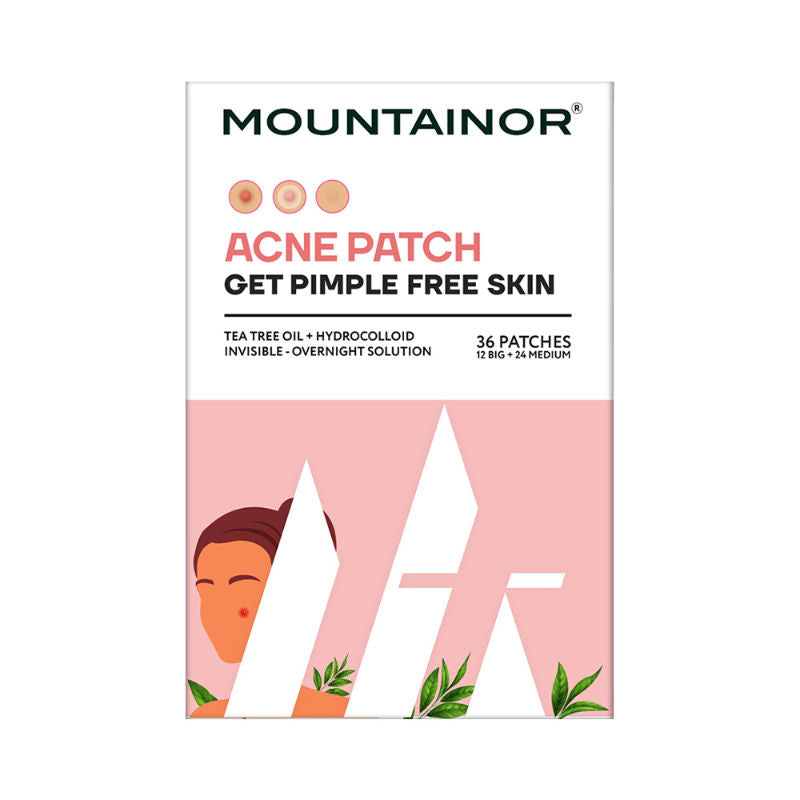 Mountainor Acne Pimple Patch - Tea Tree Oil + Hydrocolloid Patches