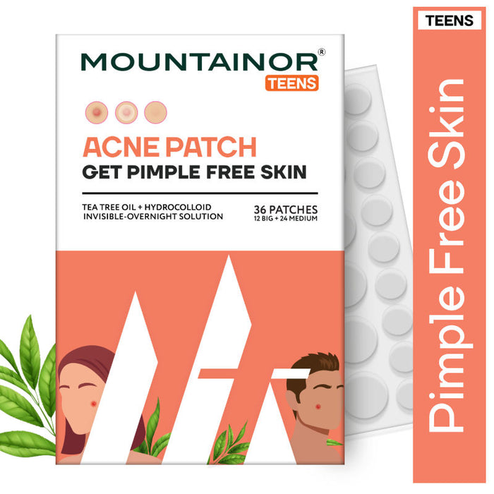 Mountainor Teen Acne Pimple Patch Strips, Salicylic Acid + Tea Tree Oil Clean & Clear Spot Corrector