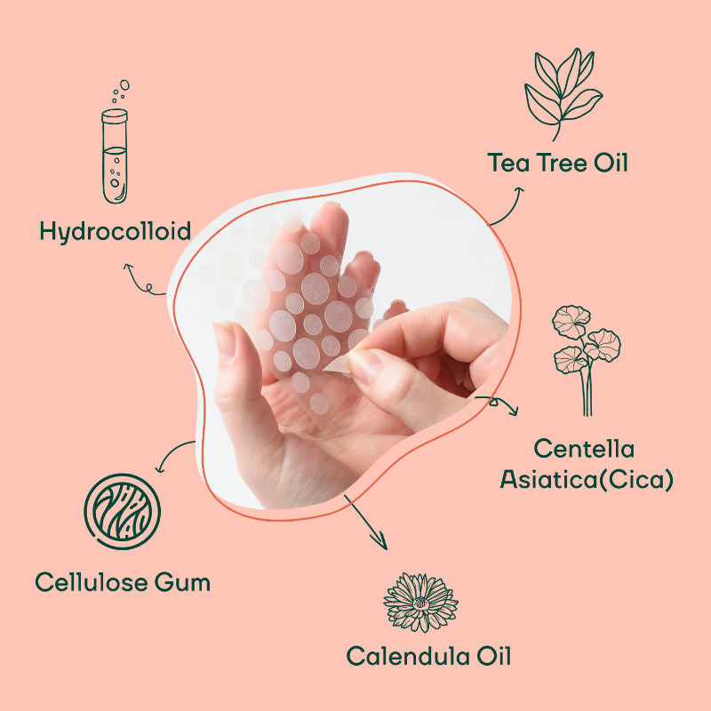 Mountainor Teen Acne Pimple Patch Strips, Salicylic Acid + Tea Tree Oil Clean & Clear Spot Corrector
