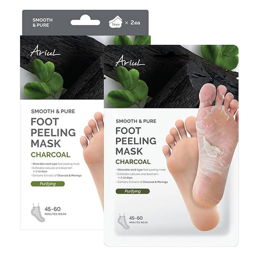 Ariul Smooth & Pure Purifying Charcoal Foot Peeling Mask