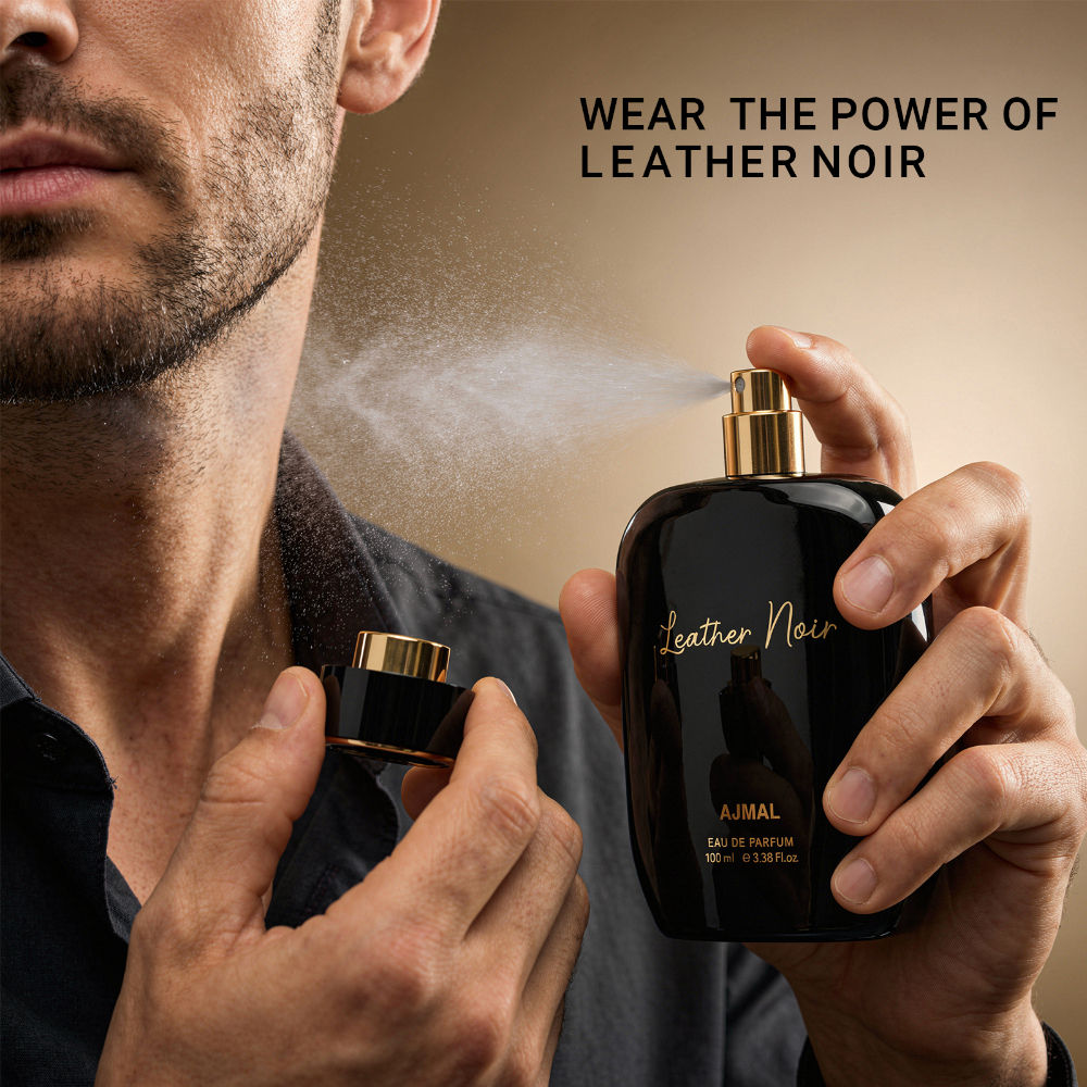 Ajmal India Artisan Leather Noir Exquisite Handpicked Luxury Perfume For Men