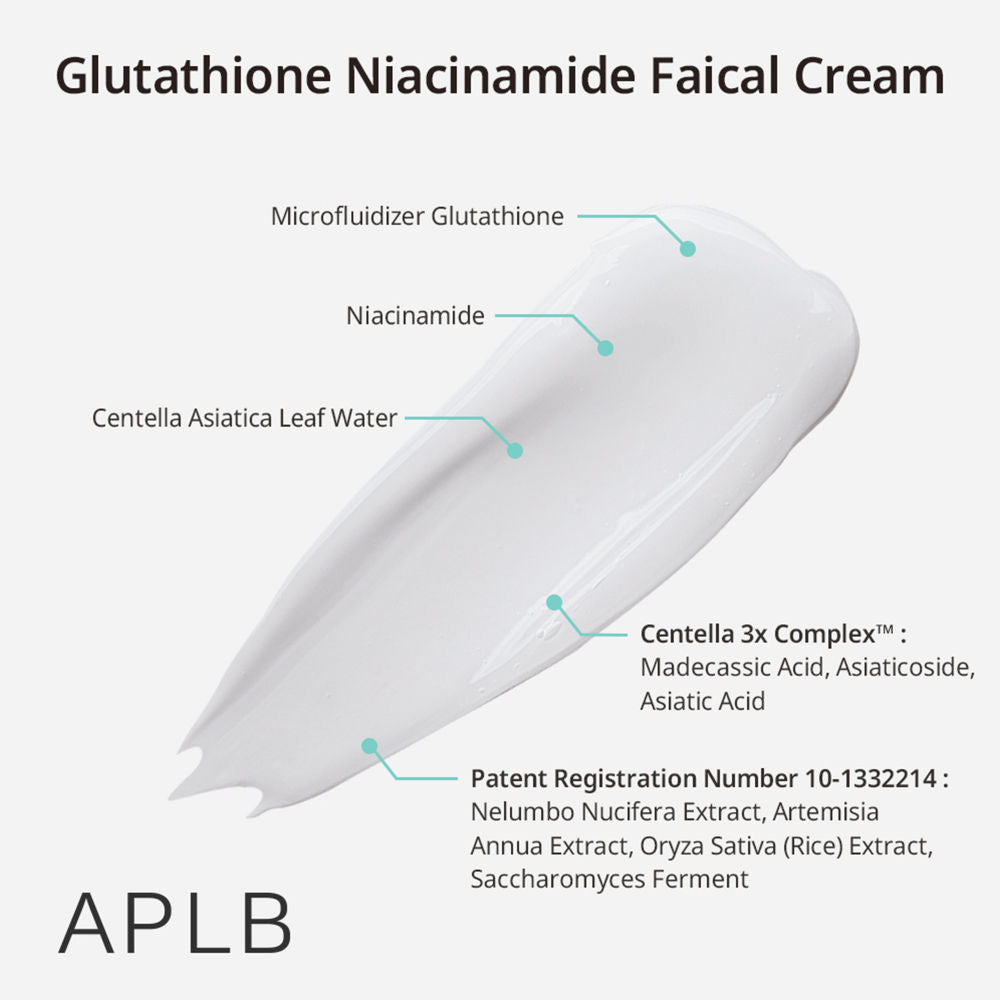 APLB Glutathione Niacinamide Facial Cream