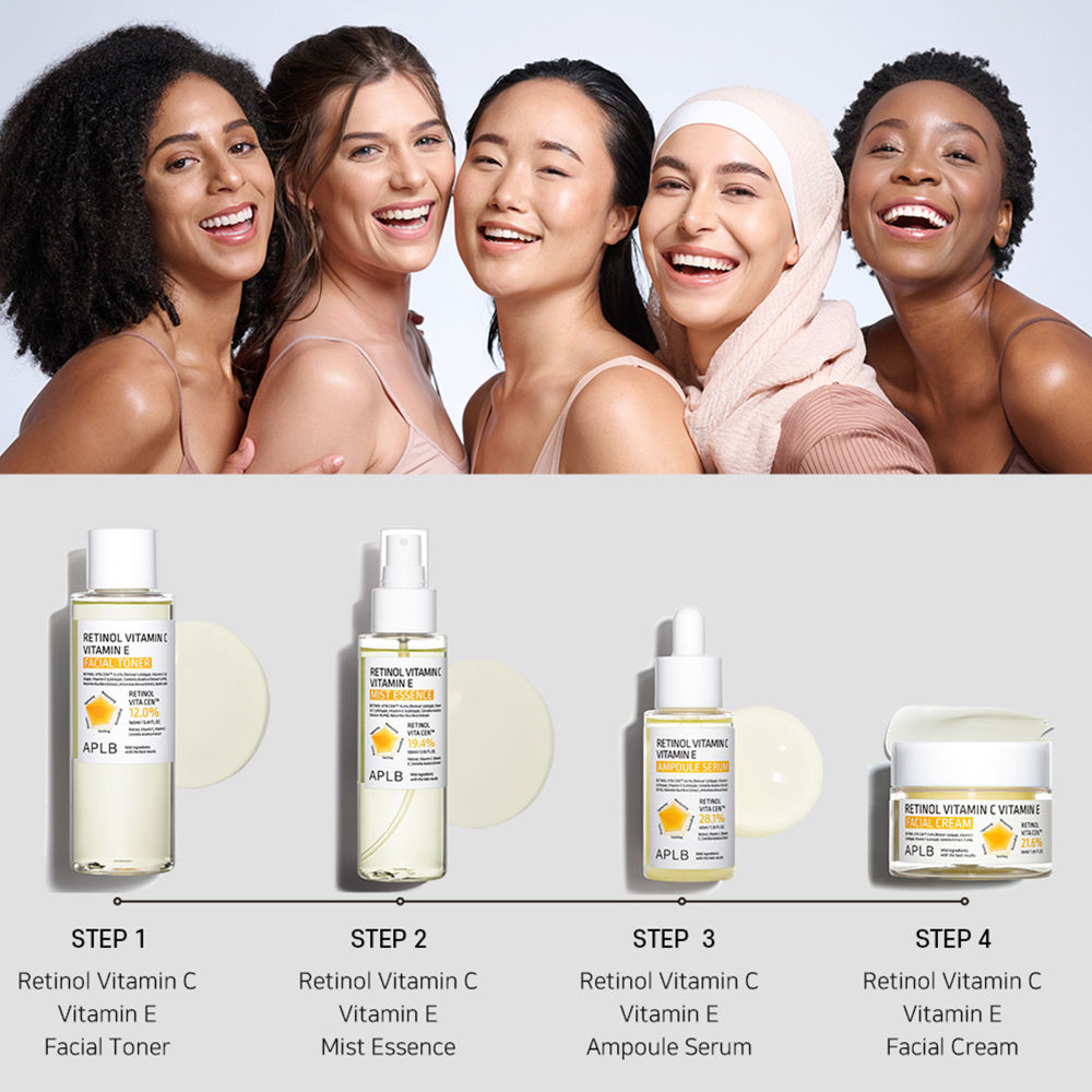 APLB Retinol Vitamin C Vitamin E Ampoule Serum