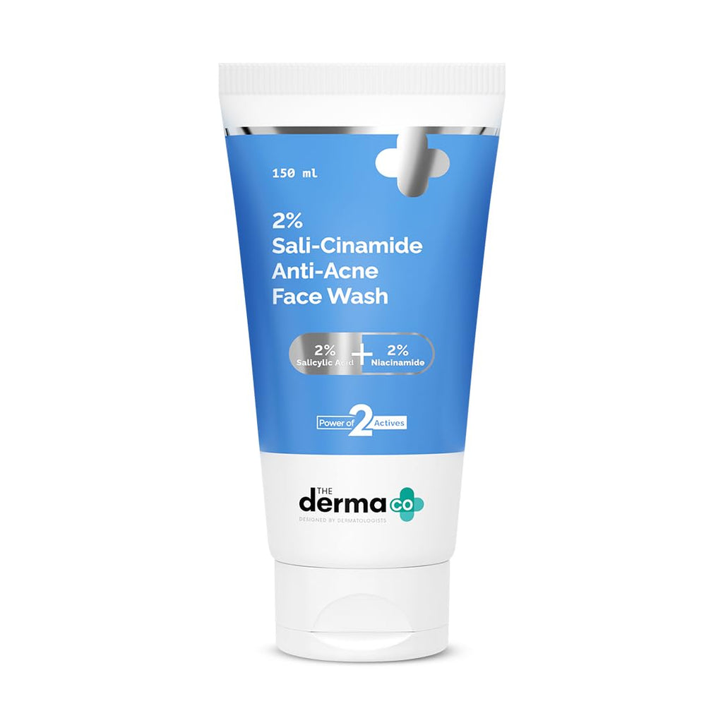The Derma Co Sali-Cinamide Anti-Acne Face Wash with 2% Salicylic Acid & 2% Niacinamide