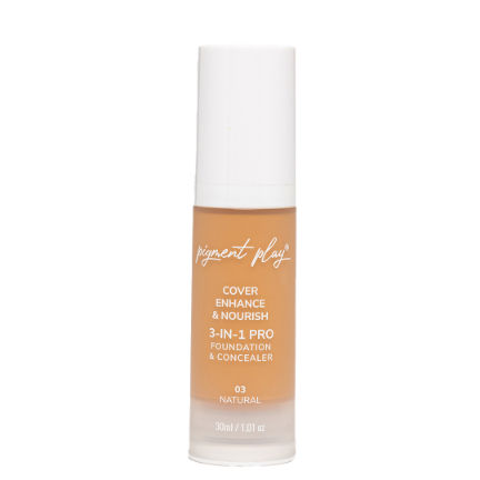 Pigment Play 3-in-1 Cover + Enhance + Nourish Foundation & Concealer