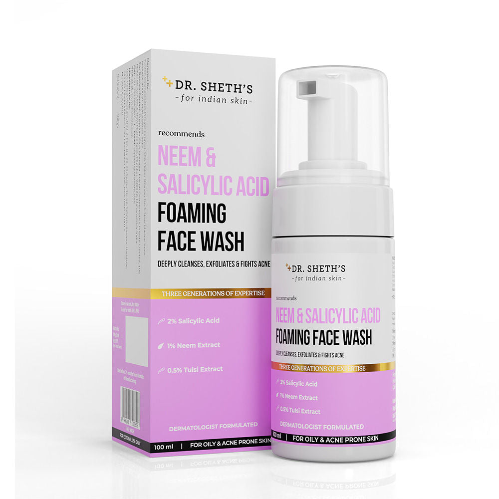 Dr. Sheth's Neem & Salicylic Acid Foaming Face Wash