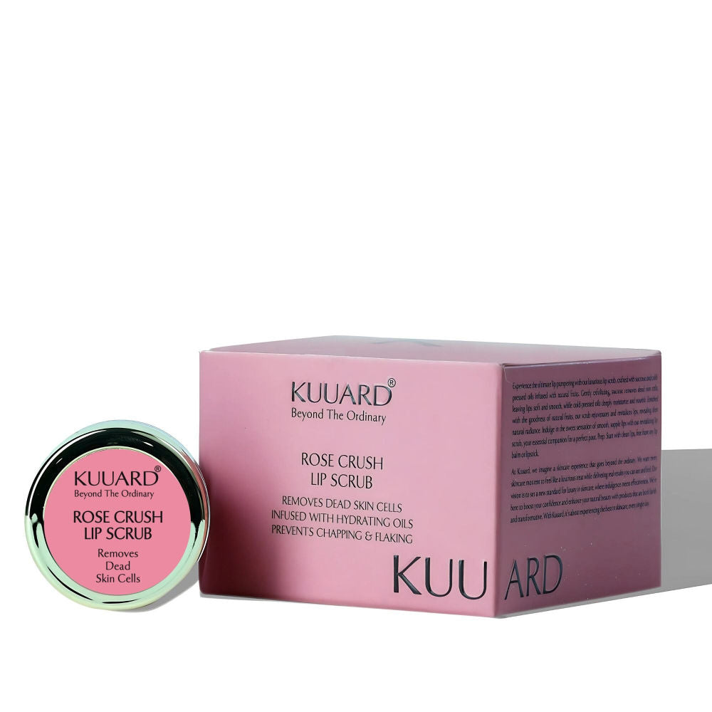 KUUARD Lip Scrub for Dark & Pigmented Lips, Soft, Smooth & Hydrated Lips