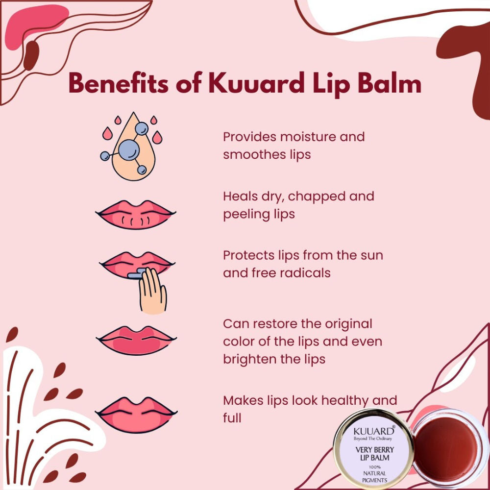 KUUARD Tinted Lip Balm, Hydrating Lip & Cheek Tint for Natural Color