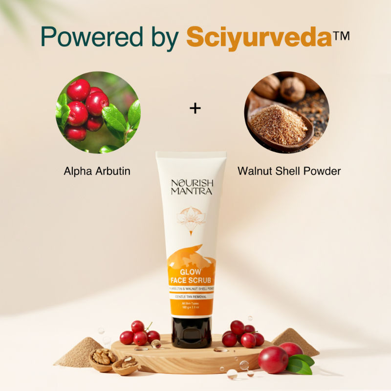 Nourish Mantra Glow Face Scrub