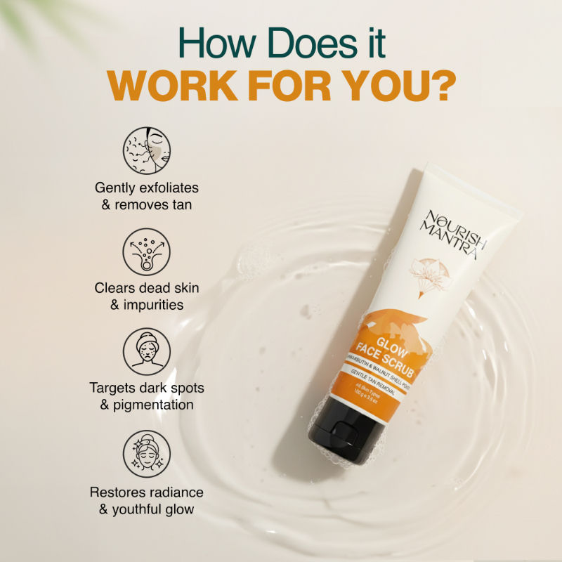 Nourish Mantra Glow Face Scrub