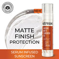 Streax Invisible Matte Gel Sunscreen SPF 50 Pa+++, For Glowing Skin, No White Cast & Non-Greasy