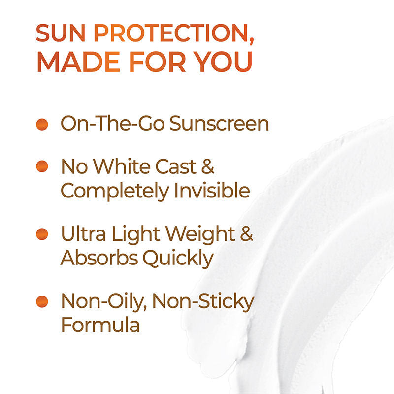 Streax Sunscreen Stick SPF 60 Pa++++, Travel-Friendly, Easy Reapplication & No White Cast Color