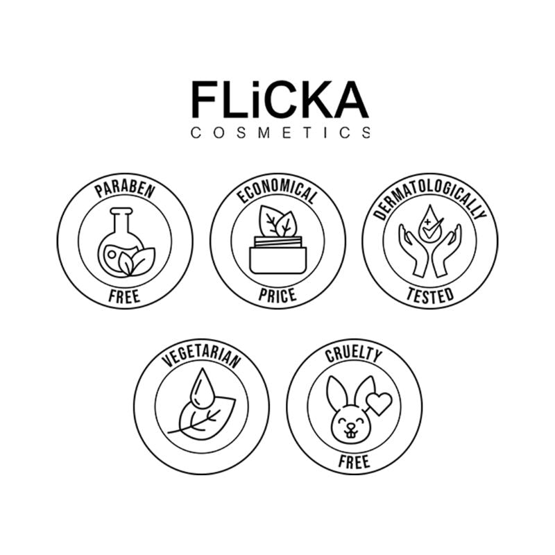 Flicka Cover To Conquer Velvet Matte Compact Powder Lightweight Formula Matte Finish