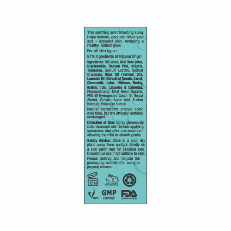 Aroma Treasures Khus Sun Care Mist