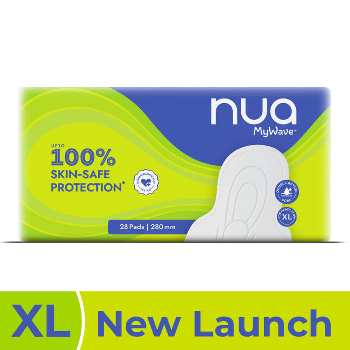 Nua Mywave Long-Lasting Leak Protection Sanitary Pads