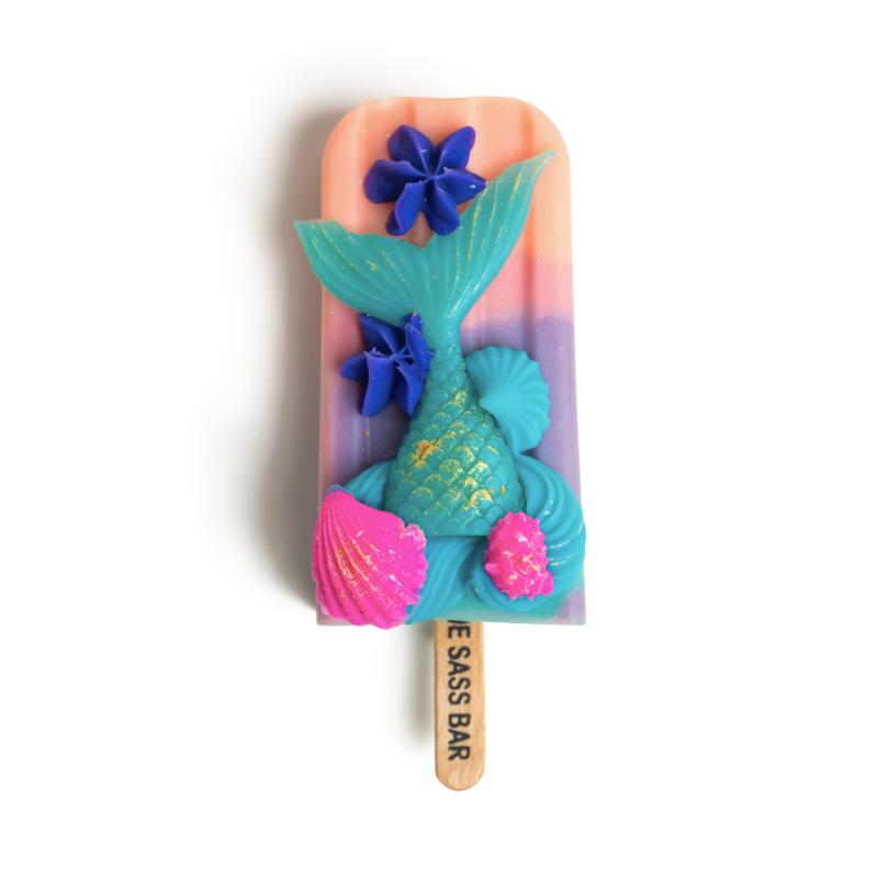 The Sass Bar Seascape Mermaid Popsicle Soap