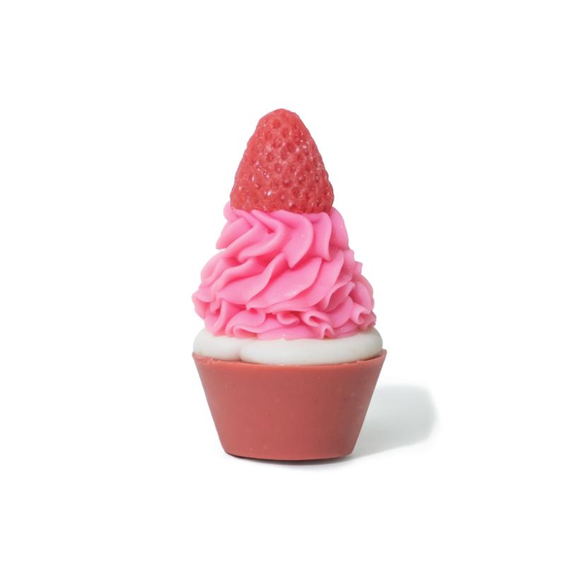 The Sass Bar Fraises Mini Cupcake Soap