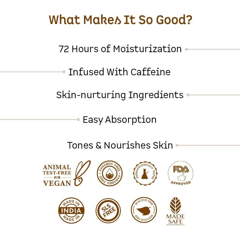 MCaffeine Choco Body Butter - 72Hrs Non-Sticky Moisturization