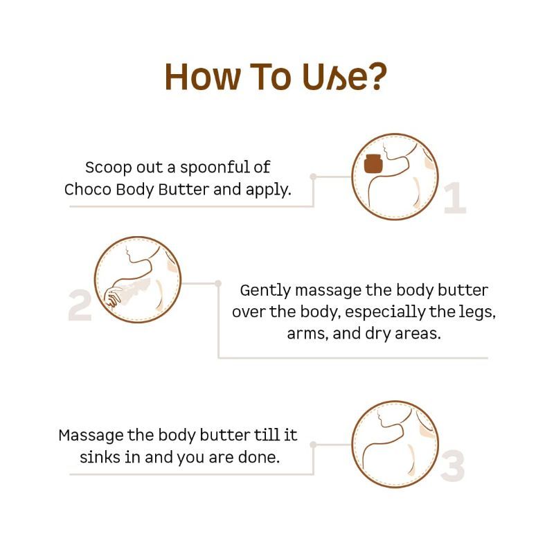 MCaffeine Choco Body Butter - 72Hrs Non-Sticky Moisturization