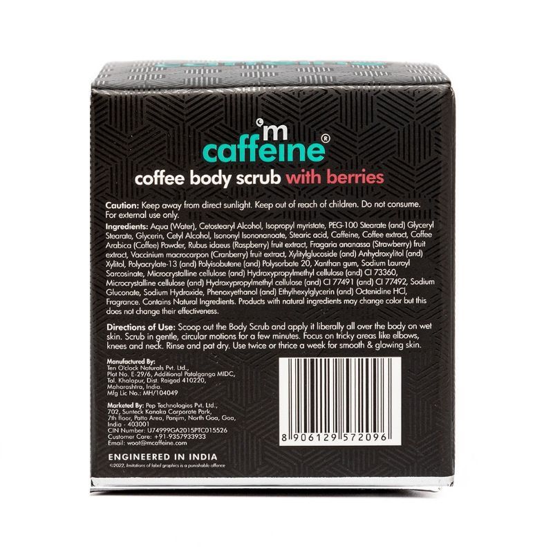MCaffeine Coffee Body Scrub With Berries