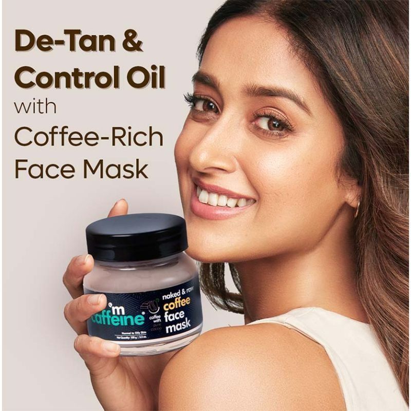 MCaffeine D-Tan Removal Coffee Clay Face Mask - Pore Cleansing Face Pack for Normal to Oily Skin