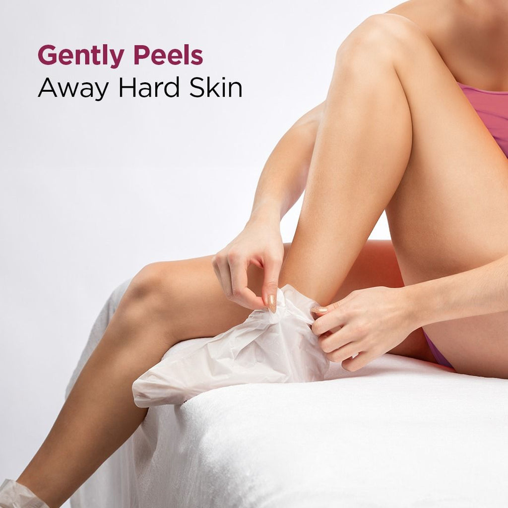 FURR Glycolic & Salicylic Acid Exfoliating Foot Peeling Mask - Reduces Dry Skin