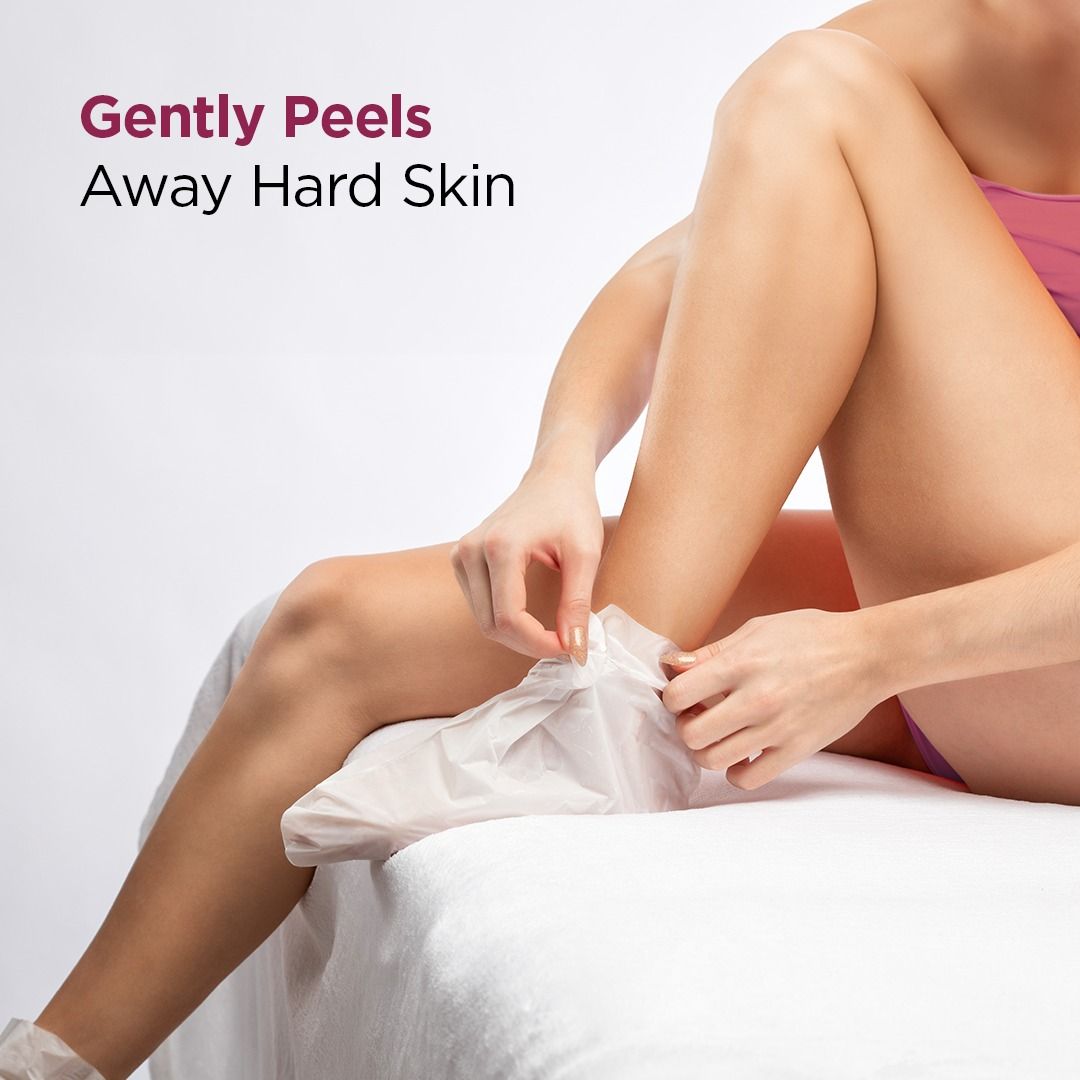 FURR Glycolic & Salicylic Acid Exfoliating Foot Peeling Mask - Reduces Dry Skin