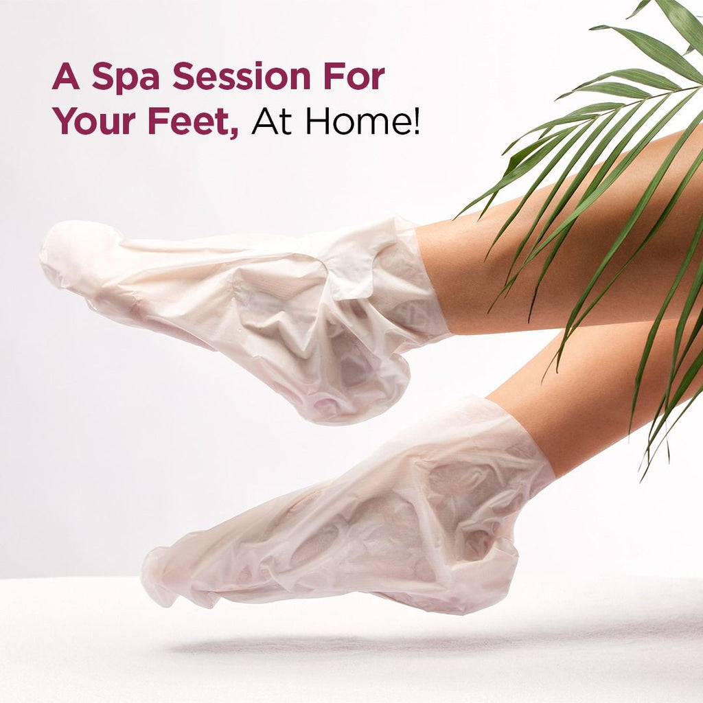 FURR Glycolic & Salicylic Acid Exfoliating Foot Peeling Mask - Reduces Dry Skin