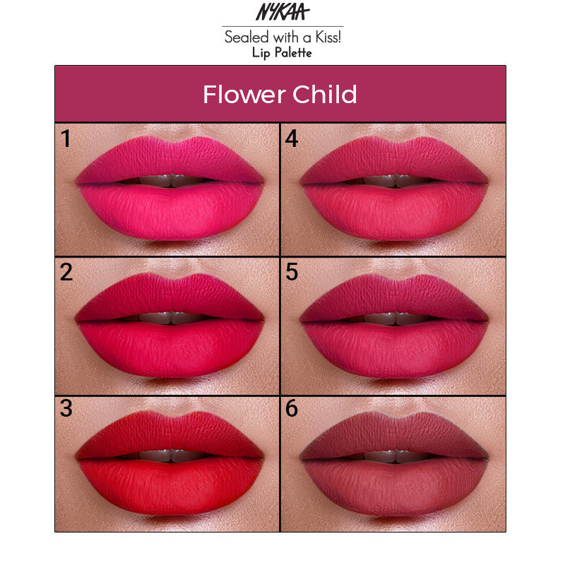 Nykaa Cosmetics Sealed with a Kiss! Lipstick Palette