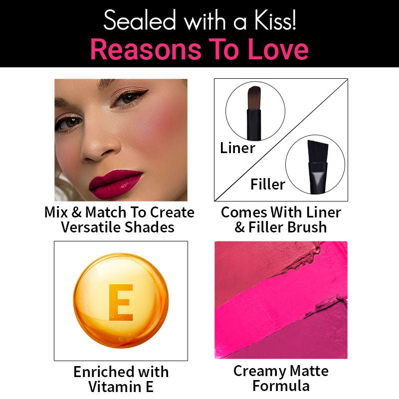 Nykaa Cosmetics Sealed with a Kiss! Lipstick Palette