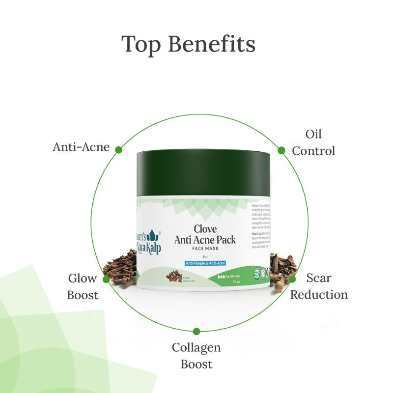 Kulsum's kaya kalp Clove Anti Acne Pack, Face Mask