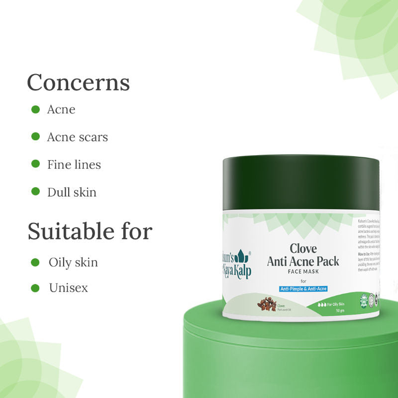 Kulsum's kaya kalp Clove Anti Acne Pack, Face Mask