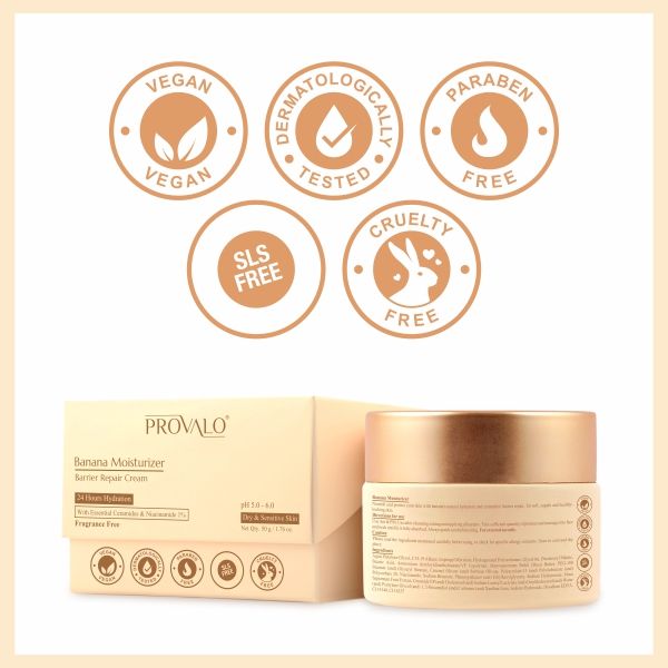 Provalo Banana Moisturizer Barrier Repair Cream