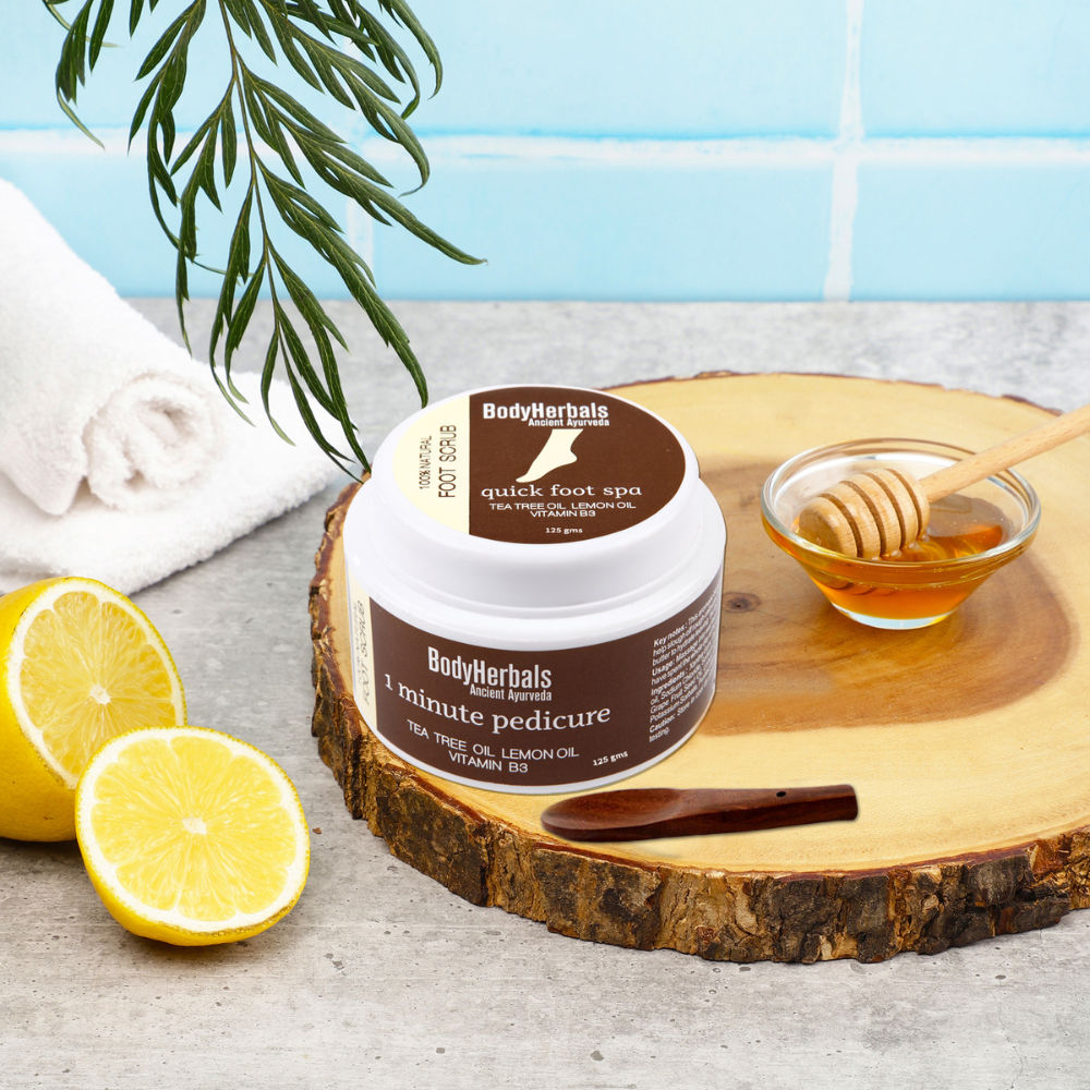 BodyHerbals Foot Scrub - 1 minute pedicure