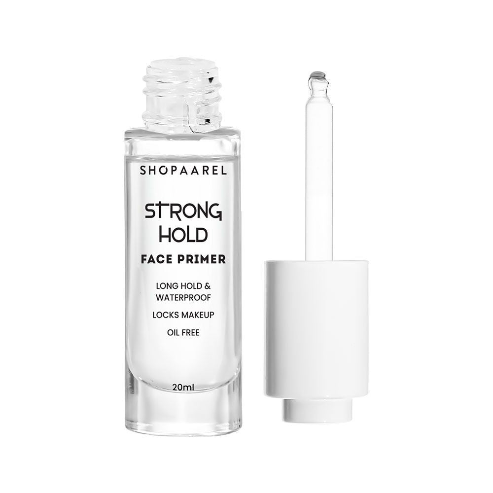 Shopaarel Strong Hold Face Primer Long Hold & Waterproof, Locks Makeup Oil Free - Clear Shade